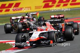 Jules Bianchi (FRA) Marussia F1 Team MR03. 06.07.2014. Formula 1 World Championship, Rd 9, British Grand Prix, Silverstone, England, Race Day.