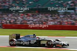Kevin Magnussen (DEN) McLaren MP4-29. 06.07.2014. Formula 1 World Championship, Rd 9, British Grand Prix, Silverstone, England, Race Day.