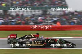 Romain Grosjean (FRA) Lotus F1 E22. 05.07.2014. Formula 1 World Championship, Rd 9, British Grand Prix, Silverstone, England, Qualifying Day.