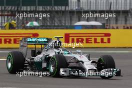 Nico Rosberg (GER) Mercedes AMG F1 W05. 05.07.2014. Formula 1 World Championship, Rd 9, British Grand Prix, Silverstone, England, Qualifying Day.