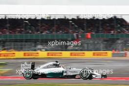 Lewis Hamilton (GBR) Mercedes AMG F1 W05. 05.07.2014. Formula 1 World Championship, Rd 9, British Grand Prix, Silverstone, England, Qualifying Day.