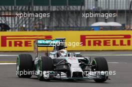 Lewis Hamilton (GBR) Mercedes AMG F1 W05. 05.07.2014. Formula 1 World Championship, Rd 9, British Grand Prix, Silverstone, England, Qualifying Day.