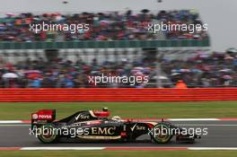 Pastor Maldonado (VEN) Lotus F1 E21. 05.07.2014. Formula 1 World Championship, Rd 9, British Grand Prix, Silverstone, England, Qualifying Day.