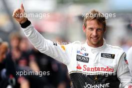 Jenson Button (GBR), McLaren F1 Team  05.07.2014. Formula 1 World Championship, Rd 9, British Grand Prix, Silverstone, England, Qualifying Day.
