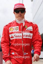Kimi Raikkonen (FIN) Ferrari. 05.07.2014. Formula 1 World Championship, Rd 9, British Grand Prix, Silverstone, England, Qualifying Day.
