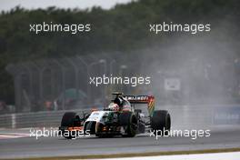 Sergio Perez (MEX), Sahara Force India  05.07.2014. Formula 1 World Championship, Rd 9, British Grand Prix, Silverstone, England, Qualifying Day.