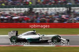 Lewis Hamilton (GBR) Mercedes AMG F1 W05. 05.07.2014. Formula 1 World Championship, Rd 9, British Grand Prix, Silverstone, England, Qualifying Day.