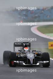 Adrian Sutil (GER) Sauber C33. 05.07.2014. Formula 1 World Championship, Rd 9, British Grand Prix, Silverstone, England, Qualifying Day.