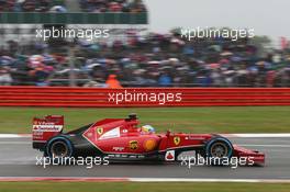 Fernando Alonso (ESP) Ferrari F14-T. 05.07.2014. Formula 1 World Championship, Rd 9, British Grand Prix, Silverstone, England, Qualifying Day.