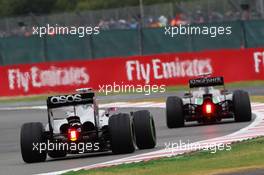Jenson Button (GBR) McLaren MP4-29. 05.07.2014. Formula 1 World Championship, Rd 9, British Grand Prix, Silverstone, England, Qualifying Day.