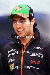 Sergio Perez (MEX) Sahara Force India F1. 05.07.2014. Formula 1 World Championship, Rd 9, British Grand Prix, Silverstone, England, Qualifying Day.