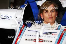Susie Wolff (GBR) Williams FW36 Development Driver. 03.07.2014. Formula 1 World Championship, Rd 9, British Grand Prix, Silverstone, England, Preparation Day.