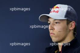 Daniil Kvyat (RUS), Scuderia Toro Rosso during the press conference 03.07.2014. Formula 1 World Championship, Rd 9, British Grand Prix, Silverstone, England, Preparation Day.