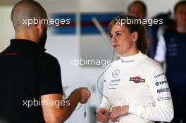 Susie Wolff (GBR) Williams Development Driver. 03.07.2014. Formula 1 World Championship, Rd 9, British Grand Prix, Silverstone, England, Preparation Day.