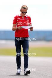 Max Chilton (GBR), Marussia F1 Team  03.07.2014. Formula 1 World Championship, Rd 9, British Grand Prix, Silverstone, England, Preparation Day.