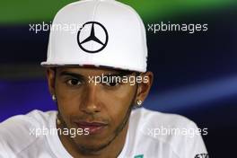 Lewis Hamilton (GBR), Mercedes AMG F1 Team during the press conference 03.07.2014. Formula 1 World Championship, Rd 9, British Grand Prix, Silverstone, England, Preparation Day.