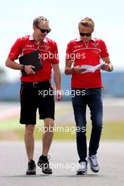 Max Chilton (GBR), Marussia F1 Team  03.07.2014. Formula 1 World Championship, Rd 9, British Grand Prix, Silverstone, England, Preparation Day.