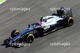 Kevin Magnussen (DEN) McLaren MP4-29. 18.07.2014. Formula 1 World Championship, Rd 10, German Grand Prix, Hockenheim, Germany, Practice Day.