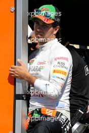 Sergio Perez (MEX), Sahara Force India  18.07.2014. Formula 1 World Championship, Rd 10, German Grand Prix, Hockenheim, Germany, Practice Day.