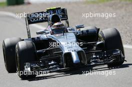 Kevin Magnussen (DEN) McLaren MP4-29. 18.07.2014. Formula 1 World Championship, Rd 10, German Grand Prix, Hockenheim, Germany, Practice Day.