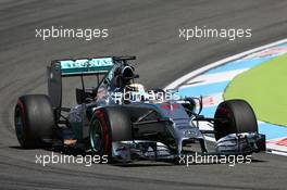 Lewis Hamilton (GBR) Mercedes AMG F1 W05. 18.07.2014. Formula 1 World Championship, Rd 10, German Grand Prix, Hockenheim, Germany, Practice Day.