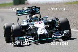 Lewis Hamilton (GBR) Mercedes AMG F1 W05. 18.07.2014. Formula 1 World Championship, Rd 10, German Grand Prix, Hockenheim, Germany, Practice Day.