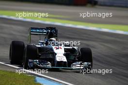 Lewis Hamilton (GBR) Mercedes AMG F1 W05. 18.07.2014. Formula 1 World Championship, Rd 10, German Grand Prix, Hockenheim, Germany, Practice Day.