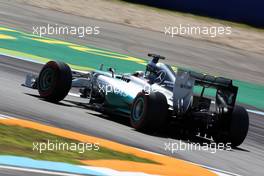 Lewis Hamilton (GBR) Mercedes AMG F1 W05. 18.07.2014. Formula 1 World Championship, Rd 10, German Grand Prix, Hockenheim, Germany, Practice Day.