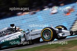 Lewis Hamilton (GBR) Mercedes AMG F1 W05. 18.07.2014. Formula 1 World Championship, Rd 10, German Grand Prix, Hockenheim, Germany, Practice Day.