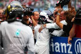 Valtteri Bottas (FIN) Williams celebrates his second position in parc ferme. 20.07.2014. Formula 1 World Championship, Rd 10, German Grand Prix, Hockenheim, Germany, Race Day.