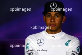 Lewis Hamilton (GBR) Mercedes AMG F1 in the FIA Press Conference. 20.07.2014. Formula 1 World Championship, Rd 10, German Grand Prix, Hockenheim, Germany, Race Day.