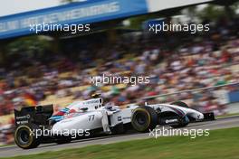 Valtteri Bottas (FIN) Williams FW36. 20.07.2014. Formula 1 World Championship, Rd 10, German Grand Prix, Hockenheim, Germany, Race Day.