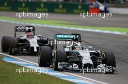 Lewis Hamilton (GBR) Mercedes AMG F1 W05. 20.07.2014. Formula 1 World Championship, Rd 10, German Grand Prix, Hockenheim, Germany, Race Day.