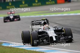 Kevin Magnussen (DEN) McLaren MP4-29. 20.07.2014. Formula 1 World Championship, Rd 10, German Grand Prix, Hockenheim, Germany, Race Day.