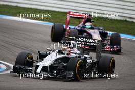 Kevin Magnussen (DEN) McLaren MP4-29. 20.07.2014. Formula 1 World Championship, Rd 10, German Grand Prix, Hockenheim, Germany, Race Day.