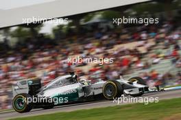 Lewis Hamilton (GBR) Mercedes AMG F1 W05. 20.07.2014. Formula 1 World Championship, Rd 10, German Grand Prix, Hockenheim, Germany, Race Day.