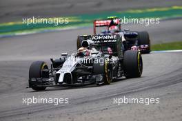 Kevin Magnussen (DEN) McLaren MP4-29. 20.07.2014. Formula 1 World Championship, Rd 10, German Grand Prix, Hockenheim, Germany, Race Day.