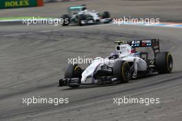 Valtteri Bottas (FIN) Williams FW36. 20.07.2014. Formula 1 World Championship, Rd 10, German Grand Prix, Hockenheim, Germany, Race Day.