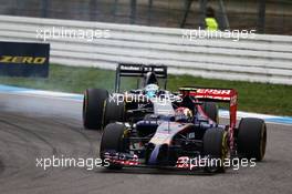 Daniil Kvyat (RUS) Scuderia Toro Rosso STR9. 20.07.2014. Formula 1 World Championship, Rd 10, German Grand Prix, Hockenheim, Germany, Race Day.