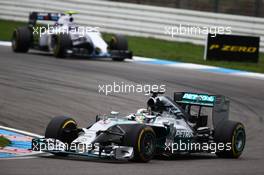 Lewis Hamilton (GBR) Mercedes AMG F1 W05. 20.07.2014. Formula 1 World Championship, Rd 10, German Grand Prix, Hockenheim, Germany, Race Day.