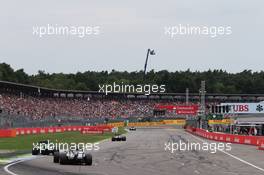 Lewis Hamilton (GBR) Mercedes AMG F1 W05. 20.07.2014. Formula 1 World Championship, Rd 10, German Grand Prix, Hockenheim, Germany, Race Day.