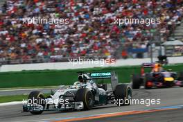 Lewis Hamilton (GBR) Mercedes AMG F1 W05. 20.07.2014. Formula 1 World Championship, Rd 10, German Grand Prix, Hockenheim, Germany, Race Day.