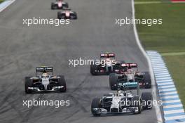 Lewis Hamilton (GBR) Mercedes AMG F1 W05. 20.07.2014. Formula 1 World Championship, Rd 10, German Grand Prix, Hockenheim, Germany, Race Day.