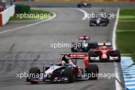 Daniil Kvyat (RUS) Scuderia Toro Rosso STR9. 20.07.2014. Formula 1 World Championship, Rd 10, German Grand Prix, Hockenheim, Germany, Race Day.