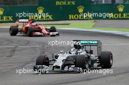 Lewis Hamilton (GBR) Mercedes AMG F1 W05. 20.07.2014. Formula 1 World Championship, Rd 10, German Grand Prix, Hockenheim, Germany, Race Day.