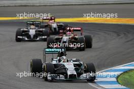 Lewis Hamilton (GBR) Mercedes AMG F1 W05. 20.07.2014. Formula 1 World Championship, Rd 10, German Grand Prix, Hockenheim, Germany, Race Day.