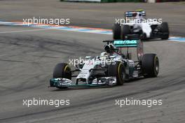 Lewis Hamilton (GBR) Mercedes AMG F1 W05. 20.07.2014. Formula 1 World Championship, Rd 10, German Grand Prix, Hockenheim, Germany, Race Day.