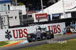 Lewis Hamilton (GBR) Mercedes AMG F1 W05. 19.07.2014. Formula 1 World Championship, Rd 10, German Grand Prix, Hockenheim, Germany, Qualifying Day.