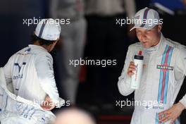 Felipe Massa (BRA), Williams F1 Team and Valtteri Bottas (FIN), Williams F1 Team  19.07.2014. Formula 1 World Championship, Rd 10, German Grand Prix, Hockenheim, Germany, Qualifying Day.