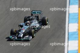 Lewis Hamilton (GBR) Mercedes AMG F1 W05. 19.07.2014. Formula 1 World Championship, Rd 10, German Grand Prix, Hockenheim, Germany, Qualifying Day.